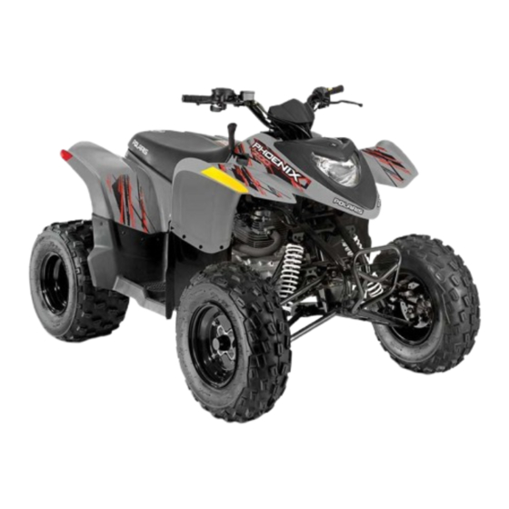 Polaris Phoenix 200 2019 Manuel D'utilisation