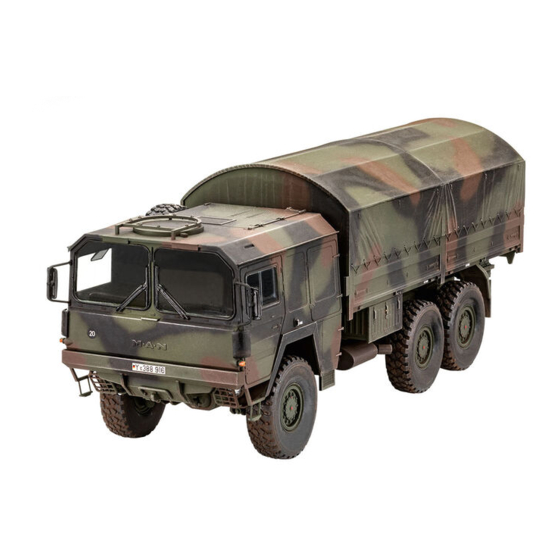 REVELL MAN 7t mil gl 6x6 Truck Mode D'emploi