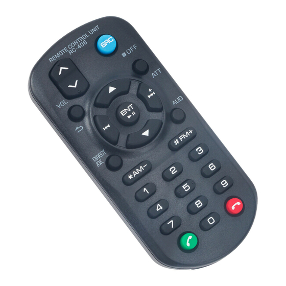 Kenwood KCA-RC406 Mode D'emploi