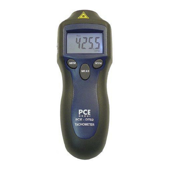PCE DT 62 Notice D'emploi