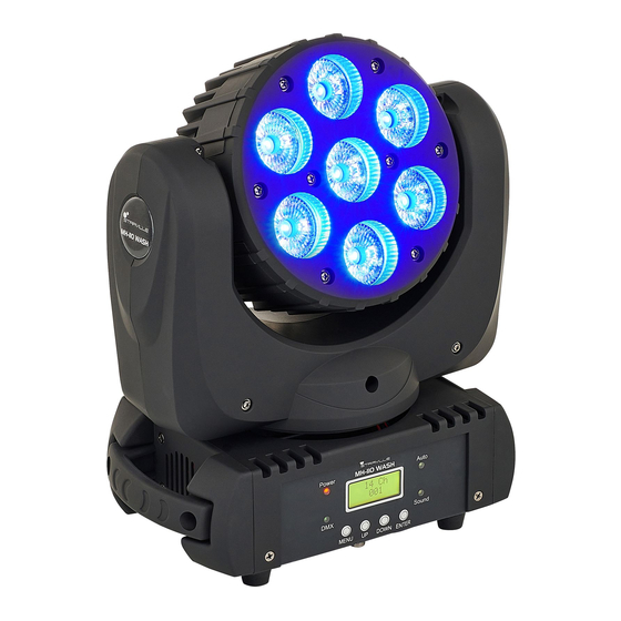 thomann STAIRVILLE MH-110 Wash 7x10 LED Notice D'utilisation