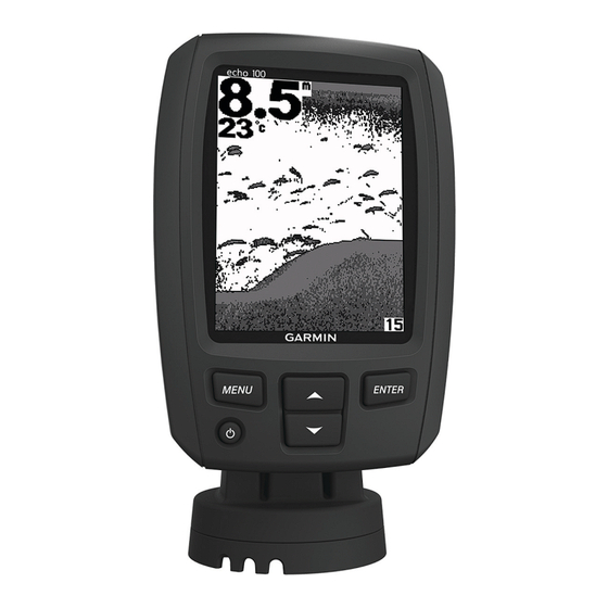 Garmin Echo 100 Série Manuel D'utilisation