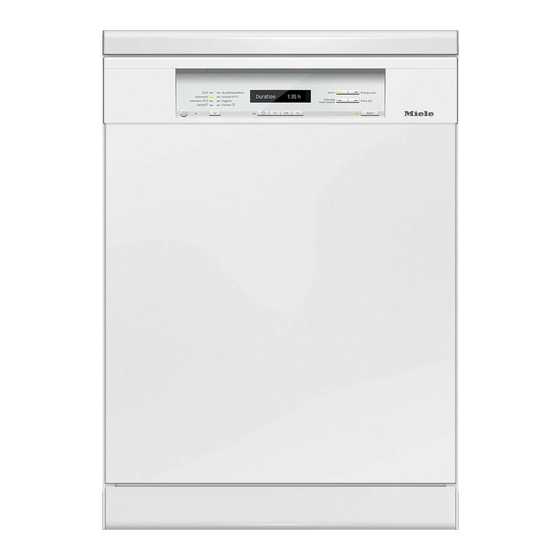 Miele G 6820 Mode D'emploi