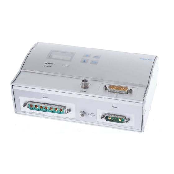Festo SFC-LAC Serie Manuel D'utilisation