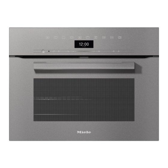 Miele H 7440 B Mode D'emploi Et Instructions De Montage