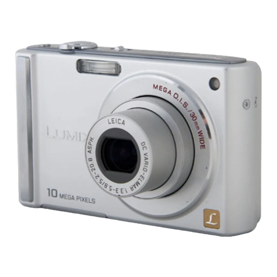 Panasonic LUMIX DMC-FS20 Mode D'emploi