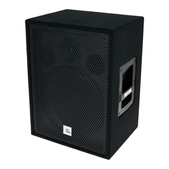 thomann the box PA12ECO MKII Notice D'utilisation