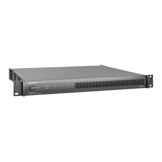 Bose Professional PowerShare PS604D Guide D'installation