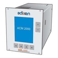 Adixen ACM 2000 Manuel De L'utilisateur