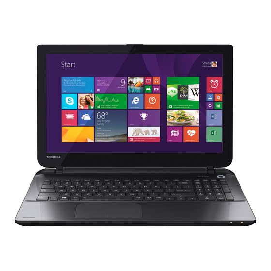 Toshiba Satellite L50-B Manuel De L'utilisateur