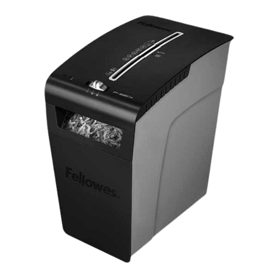 Fellowes POWERSHRED Mode D'emploi