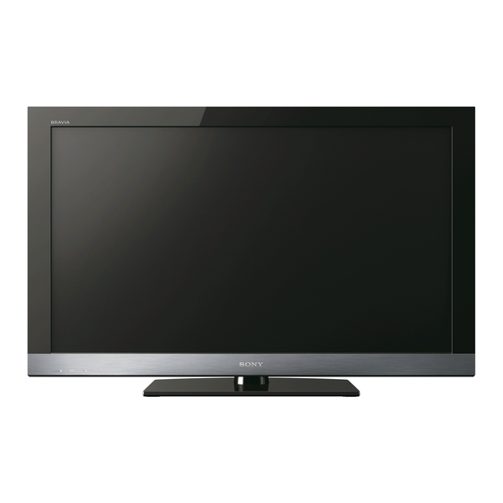 Sony BRAVIA KDL-55EX505 Mode D'emploi