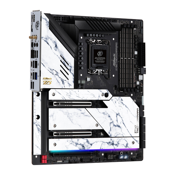 ASROCK Z790 Taichi Carrara Manuel Utilisateur