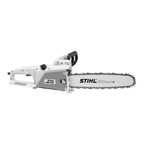 Stihl MSE 220 Notice D'emploi