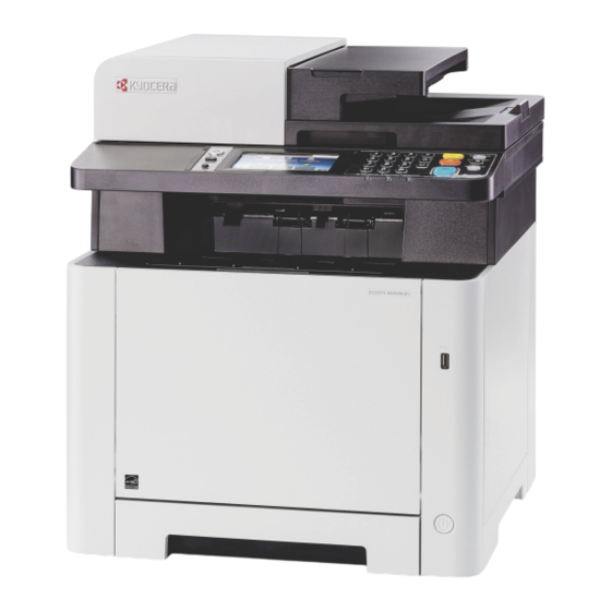 Kyocera ECOSYS M5526cdn Manuel D'utilisation