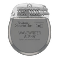 Boston Scientific WaveWriter Alpha Mode D'emploi