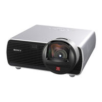 Sony VPL-SW125 Guide De Référence Rapide