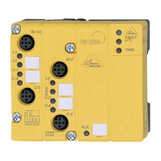 IFM Electronic ASinterface AC006S Notice D'utilisation Originale
