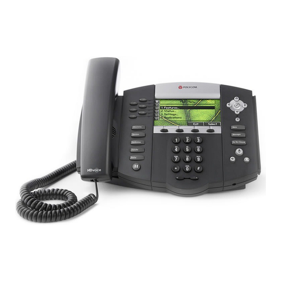 TELUS Polycom SoundPoint IP 550 Guide D'utilisation