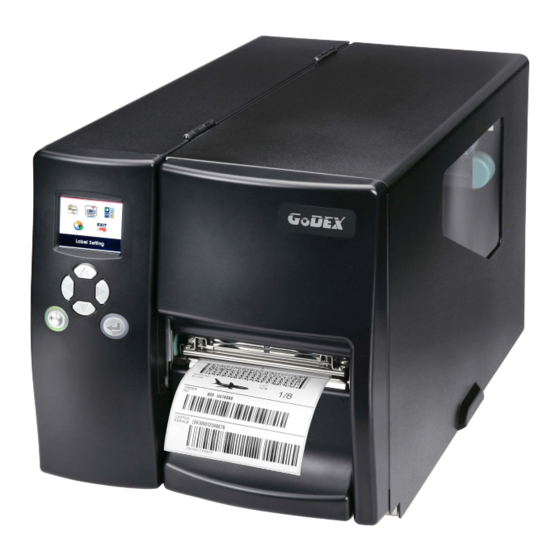 Godex EZ2250i Manuel De L'utilisateur