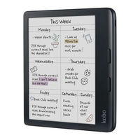 Rakuten KOBO Libra Colour Manuel D'utilisation