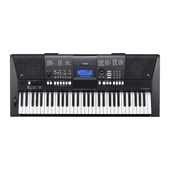 Yamaha PSR-E423 Mode D'emploi