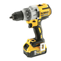 Dewalt DCD991 Guide D'utilisation