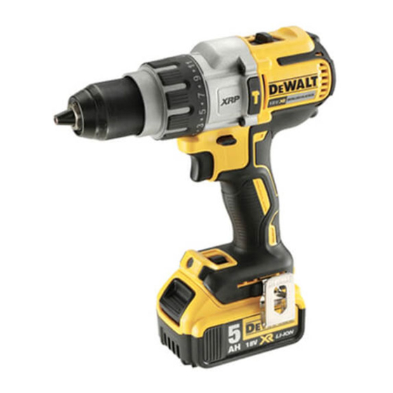 DeWalt DCD991 Mode D'emploi