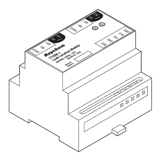 nVent RAYCHEM TraceTek TTSIM-1 Instructions D'installation