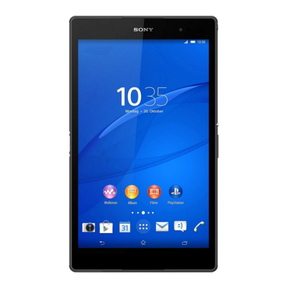 Sony Xperia Z3 Compact Guide De L'utilisateur