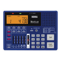 Korg BEATLAB BTL-1 Mode D'emploi