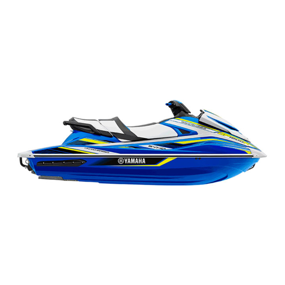 Yamaha WaveRunner GP1800R SVHO 2020 Manuel De L'utilisateur