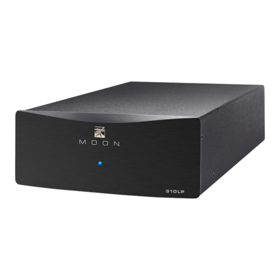 Simaudio MOON 310LP Guide D'utilisation