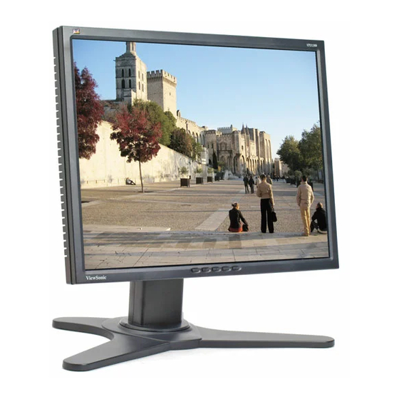 ViewSonic VP2130b Guide De L'utilisateur