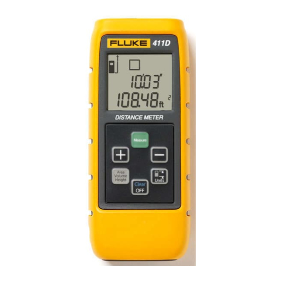 Fluke 411D Mode D'emploi