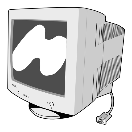 NEC MultiSync 50 Manuel De L'utilisateur