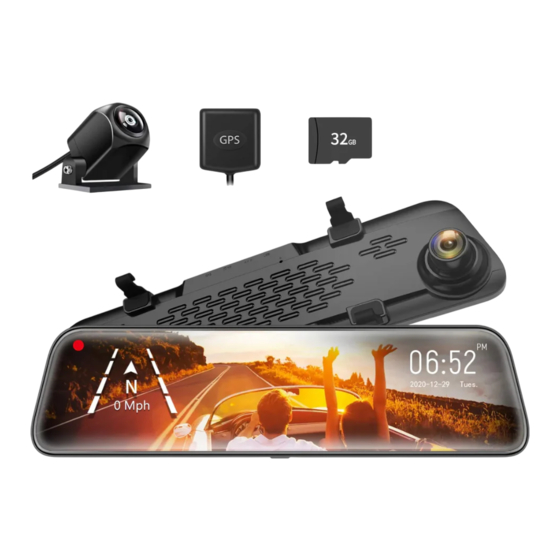 Wolfbox Mirror Dash Cam G840S Manuel D'utilisation