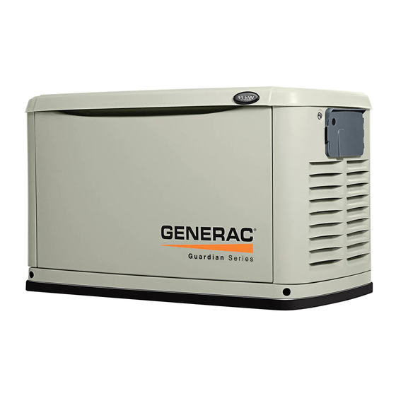 Generac Power Systems 8kW Manuel D'entretien