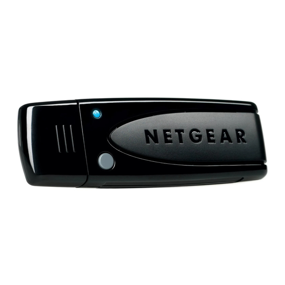 NETGEAR WNDA3100 Guide D'installation
