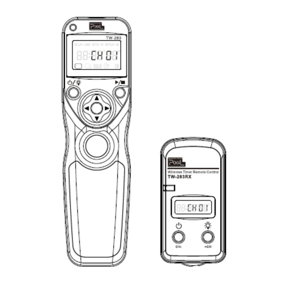 Pixel TW-283 Mode D'emploi