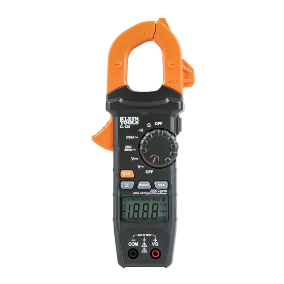 Klein Tools CL120 Manuel D'utilisation