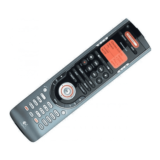 Logitech Harmony 555 Manuel De L'utilisateur