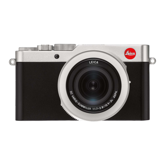 Leica D-LUX Manuels