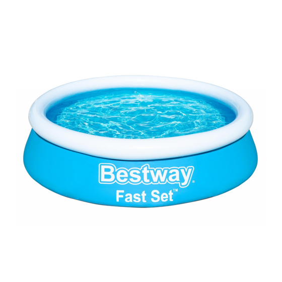 Bestway Fast Set Mode D'emploi