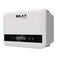 SolaX Power X1-MINI G4 Serie Manuel De L'utilisateur