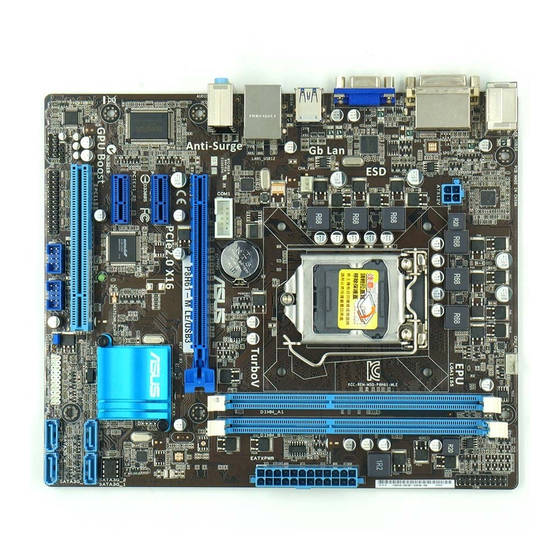 Asus P8H61-M LE Mode D'emploi