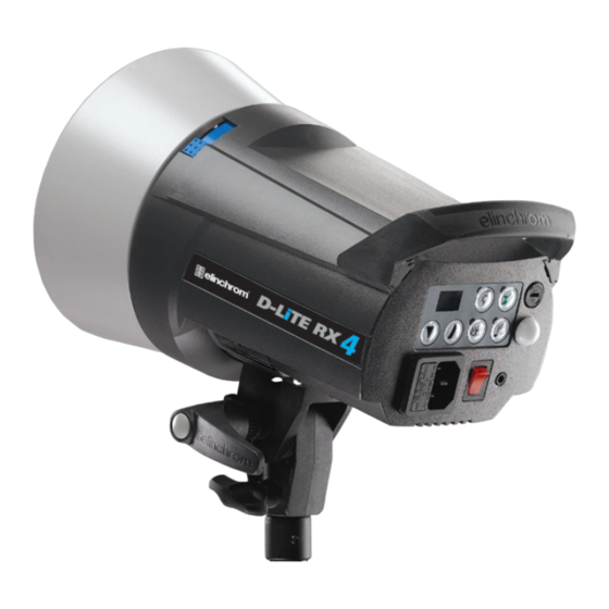 Elinchrom D-Lite RX 2 Manuel D'utilisation