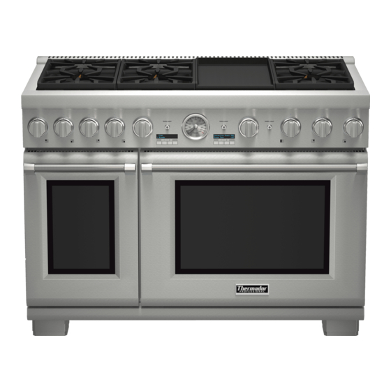 Thermador PROFESSIONAL PRO GRAND PRG364JDG Manuel D'installation