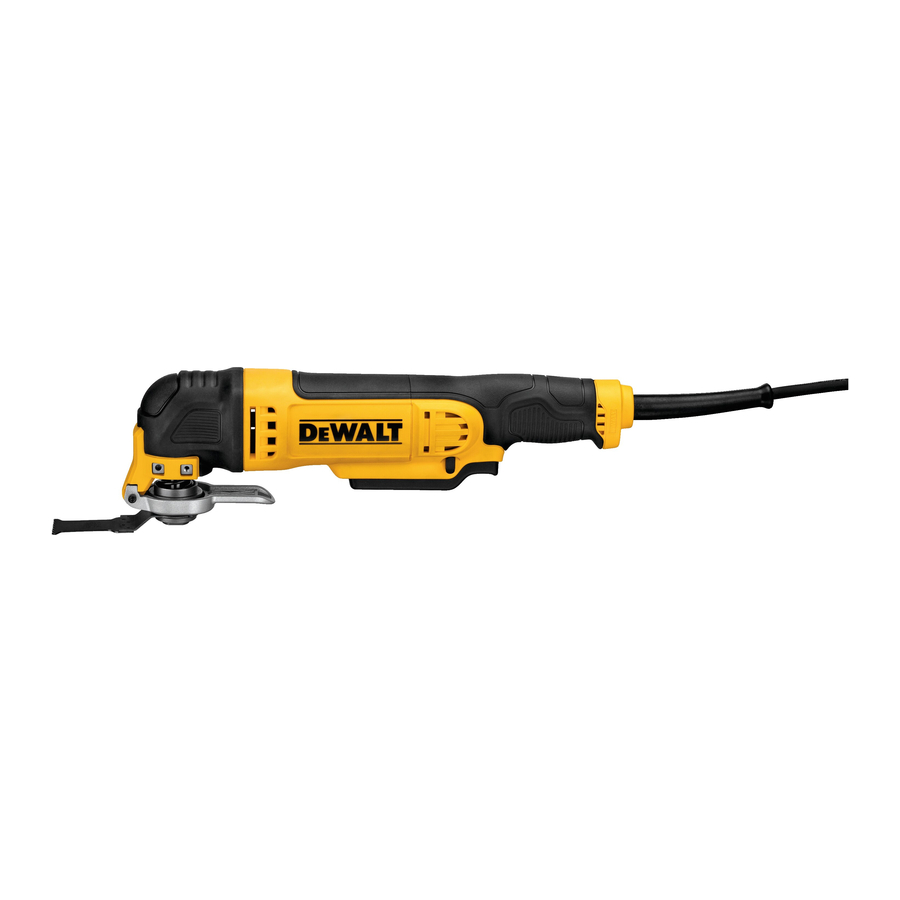 DeWalt DWE315 Guide D'utilisation