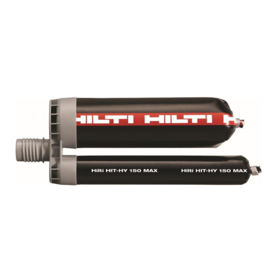 Hilti HY-150 MAX Manuels